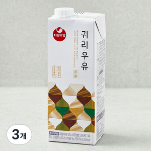 서울우유 귀리우유, 750ml, 3개