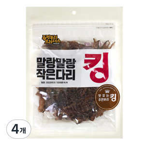 리프레쉬 말랑말랑 오징어 다리 킹, 180g, 4개