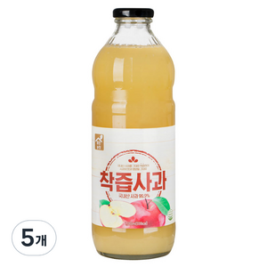 맑은농장 착즙 사과, 1L, 5개