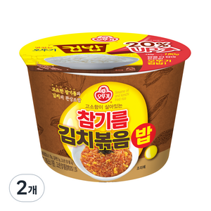 오뚜기 컵밥 참기름 김치볶음밥, 259g, 2개