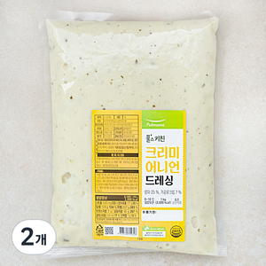 풀무원 풀스키친 크리미어니언 드레싱, 1kg, 2개