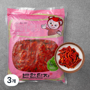 반찬단지 무말랭이무침, 4kg, 3개