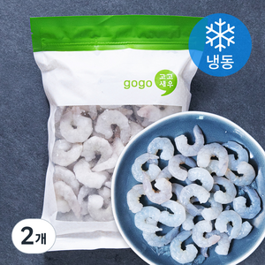 고고새우 손질 생새우살 51/70 (냉동), 450g(소), 2개