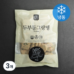 한성기업 두부동그랑땡 (냉동), 1kg, 3개