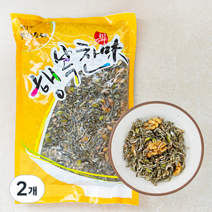 행복찬미 초록들 지리 멸치 견과류 조림, 1kg, 2개