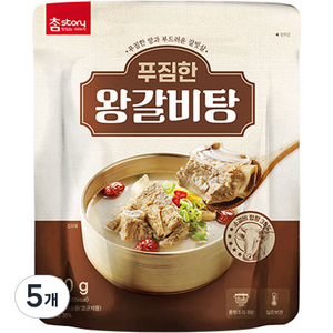 참스토리 푸짐한 왕갈비탕, 800g, 5개