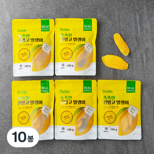 매홍 촉촉한 건망고 슬라이스, 100g, 10봉