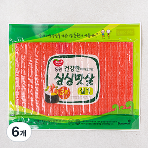 동원 싱싱맛살 실속, 500g, 6개