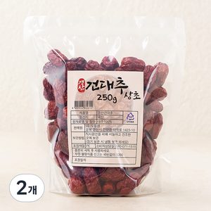 도들샘 경산 건대추 상초, 250g, 2개