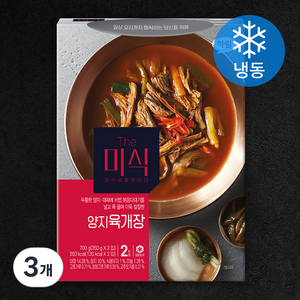 더미식 양지육개장 2인분 (냉동), 700g, 3개