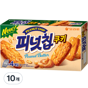 피넛칩쿠키, 256g, 10개