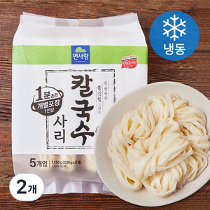 면사랑 칼국수 사리 5개입 (냉동), 1.15kg, 2개