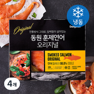 동원 훈제연어 오리지널 (냉동), 180g, 4개