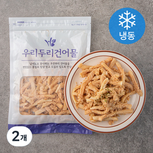 우리두리건어물 HACCP 즉석땅콩버터오징어, 500g, 2개