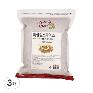 내츄럴스파이스 피클링스파이스, 1kg, 3개