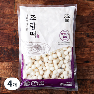 쿡탁 조랑떡, 1kg, 4개