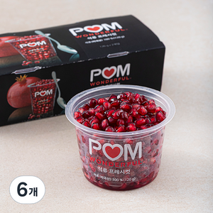 POM 원더풀 석류 프레시컷, 120g, 6개