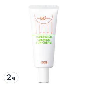 아이소이 슈퍼 마일드 카밍 선크림 SPF50+ PA+++, 20ml, 2개