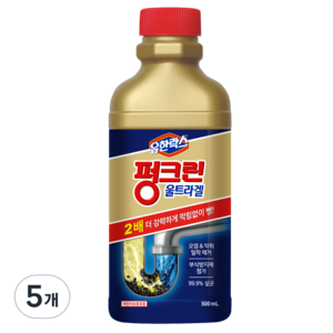 유한락스 펑크린 울트라겔, 500ml, 5개