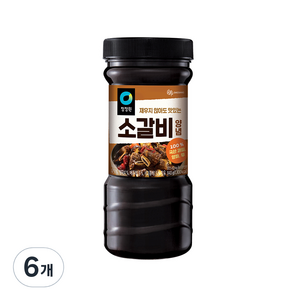 청정원 전통 소갈비양념, 840g, 6개