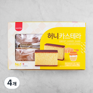 삼립 허니 카스테라 4개입, 620g, 4개