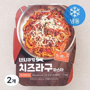 쿠캣 렌지쿠캣 치즈 라구 파스타 (냉동), 360g, 2개