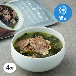 설성목장 한우 사골 미역국 (냉동), 500g, 4개