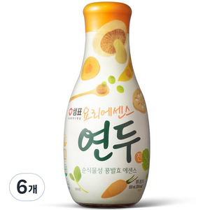 샘표 요리에센스 연두 진, 500ml, 6개