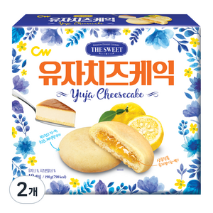 청우식품 유자 치즈케익, 190g, 2개