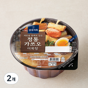 삼호어묵 CJ 정통 가쓰오 어묵탕, 360g, 2개