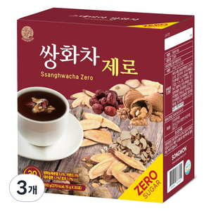 우리차 송원식품 쌍화차 제로, 3개, 30개입, 15g