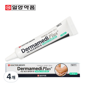 일양약품 더마메디 플러스 수술 화상 흉터 관리 연고 15g, 4개