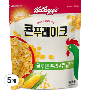 켈로그 콘푸레이크 시리얼, 530g, 5개