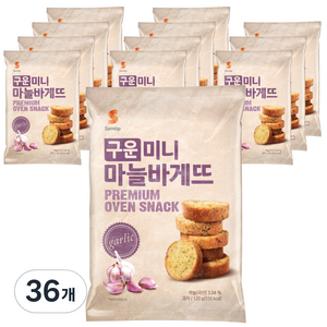 삼립 구운 미니 마늘 바게뜨, 120g, 36개