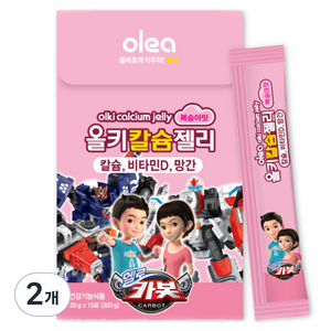 카봇 칼슘젤리 복숭아맛 15p, 300g, 2개