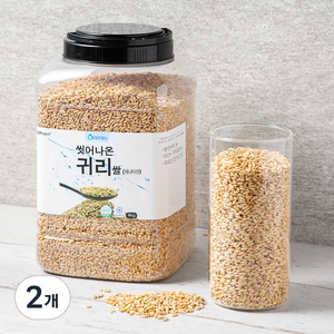 씻어나온 귀리쌀, 4kg, 2개