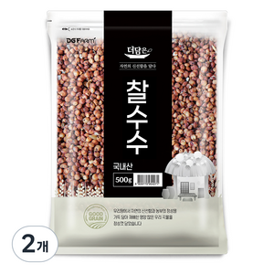 더담은 국산 찰수수, 500g, 2개