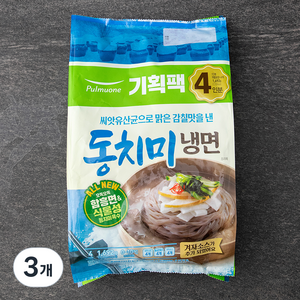 풀무원 겨울 동치미 물냉면 4인분, 1.692kg, 3개