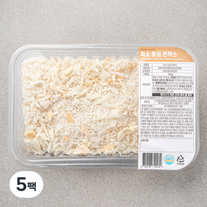 미소 등심 돈까스 (냉장), 600g, 5팩