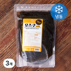 고래미 모즈쿠 큰실말 (냉동), 900g, 3개