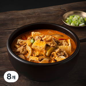 신세계푸드 호텔컬렉션 에센셜 우차돌 된장찌개 냉장, 450g, 8개