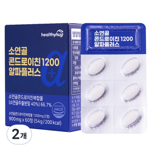 헬씨허그 소연골 콘드로이친 1200 알파 플러스, 54g, 2개