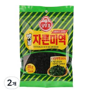 오뚜기 옛날 자른 미역, 20g, 2개