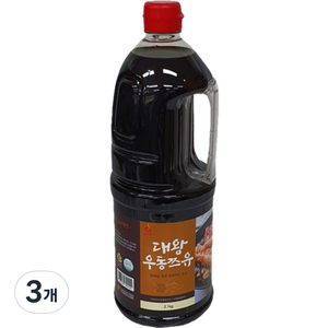 대왕 우동쯔유, 2.1kg, 3개