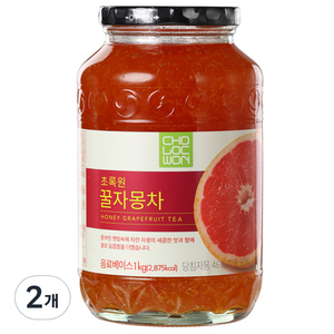 초록원 꿀자몽차, 1kg, 1개입, 2개