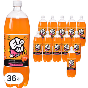 탑씨 일화 제로 오렌지 탄산음료, 1.5L, 36개