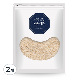 백송식품 표고버섯가루, 500g, 2개