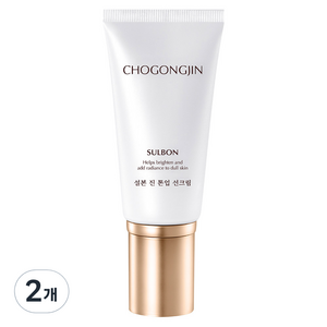 초공진 설본 진 톤업 선크림 SPF50+ PA++++, 50ml, 2개