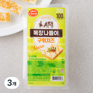 서울우유치즈 목장나들이 구워치즈, 80g, 3개