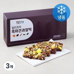 딜리조이 흑미견과찰떡 (냉동), 900g, 3개